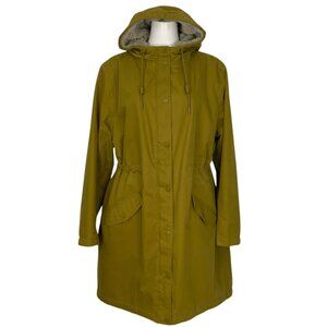 Seasalt Cornwall Rain Plant Hunter Waterproof Hooded Coat 16 Oak Parka